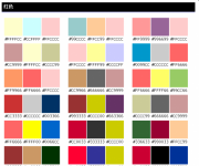 网页设计常用配色方案 配色表